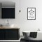 Stupell Industries Laundry Room with Hanger Framed Floater Canvas Wall Art Design by Martina Pavlova